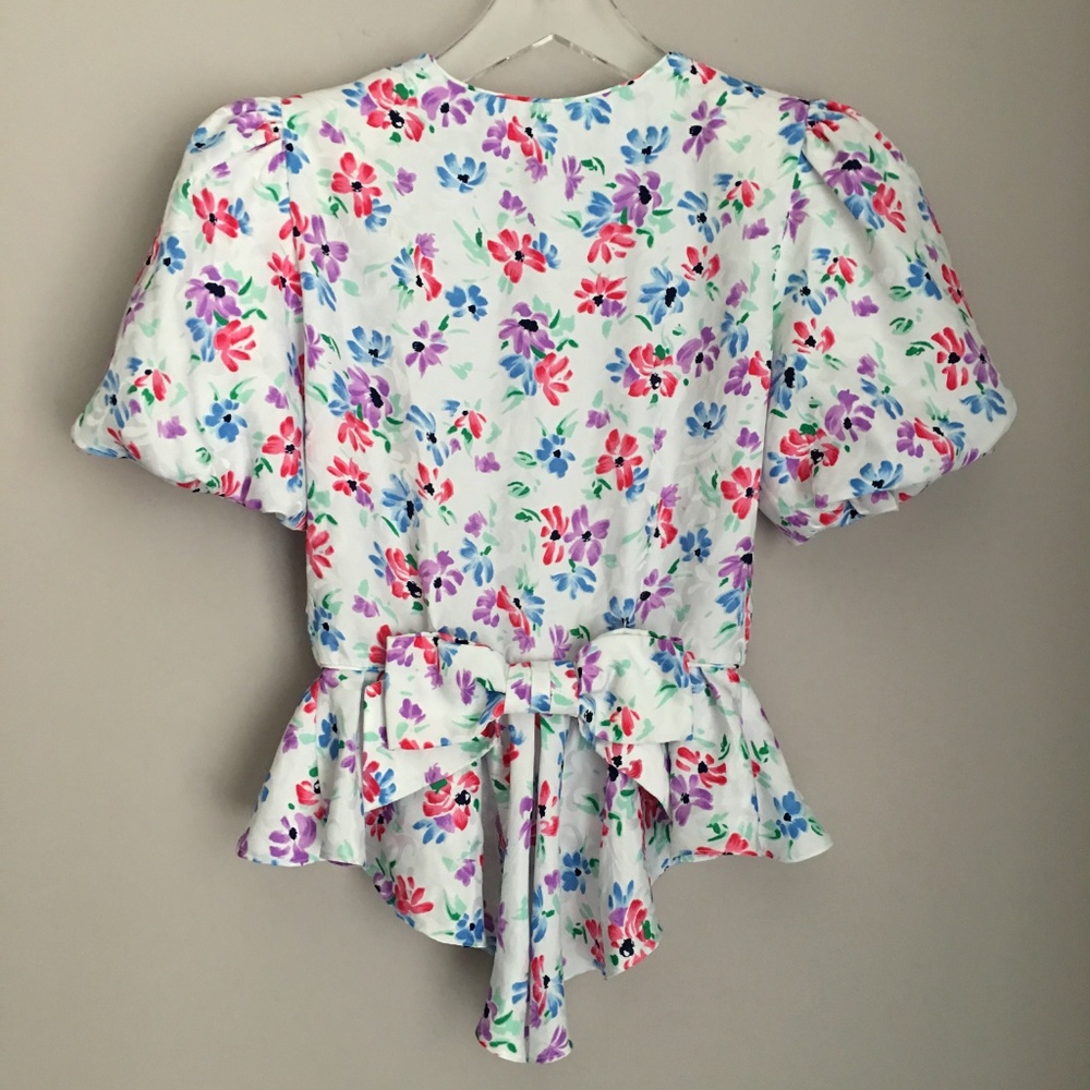 Vintage Silky Maggy london P Peplum Skirt Suit Set - Picture 3 of 5
